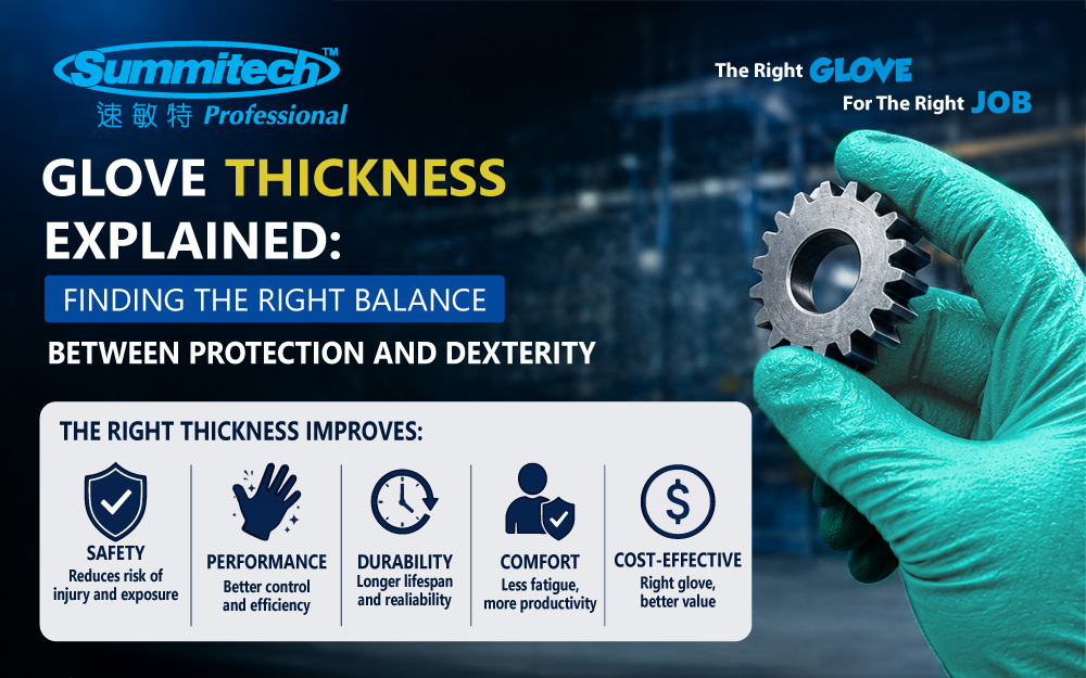 Glove Thickness Explained: Finding the Right Balance Between Protection and Dexterity