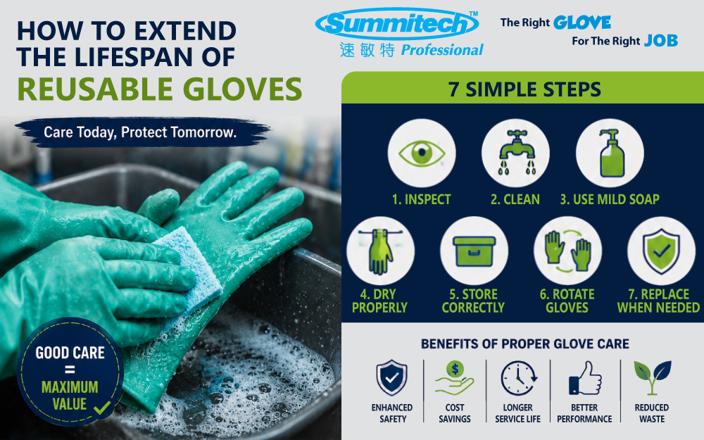 How to Extend the Lifespan of Reusable Gloves