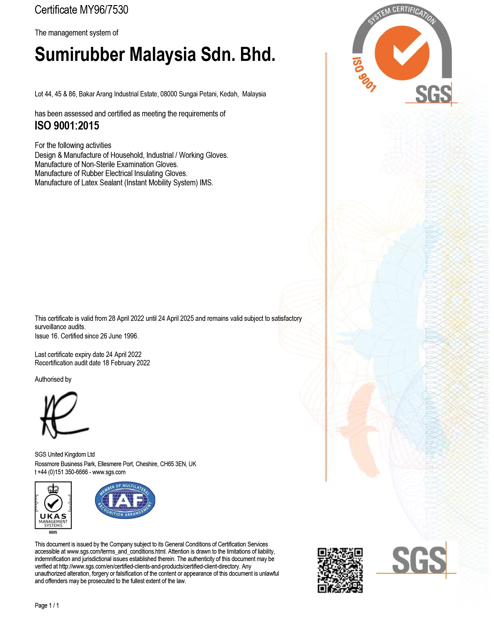 ISO 9001:2105