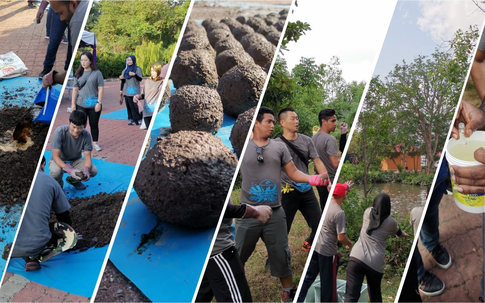 Mud Balls Programme - Sungai Petani River - Water Restoration