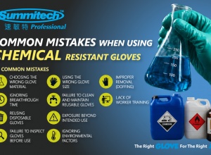 Common Mistakes When Using Chemical Resistant Gloves